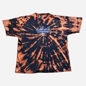 West-coast-choppers Men's Orange and Black T-shirt